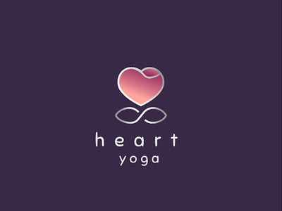 Yoga studio logo - Heart Yoga