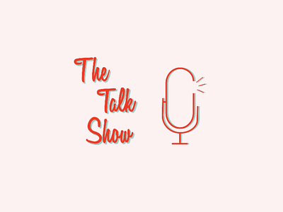 Podcast logo - The Talk Show adobe daily logo flat illustration illustrator logo challenge logo design vector