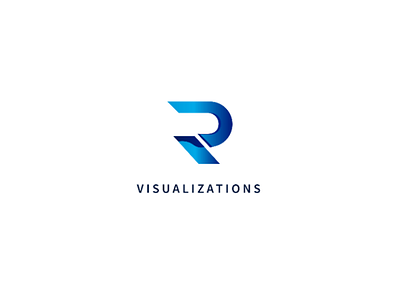 R Visualizations logo adobe design flat illustration illustrator logo challenge logo design minimal vector