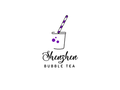 Shenzhen Bubble Tea logo branding creative designinspiration flatdesign illustration illustrator logochallenge logodesign logodesigner logos minimalism vector