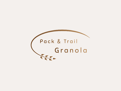 Pack and Trail Granola Logo adobe branding daily logo flat illustration illustrator logo challenge logo design minimal vector