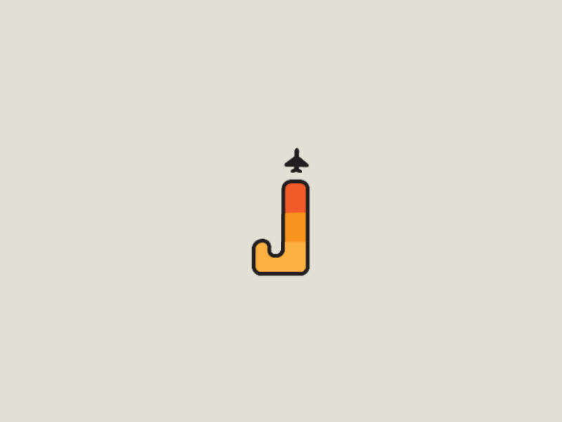 J for Journey logo vector minimal logo design logo challenge letter logo illustrator illustration flat daily logo branding adobe