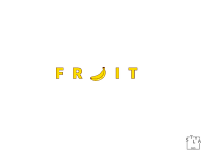 Fruit logo adobe branding daily logo flat illustration illustrator logo challenge logo design minimal vector word logo