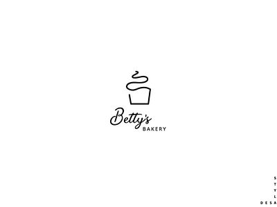 Cupcake logo - Betty's Bakery