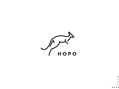 Kangaroo logo - Hopo