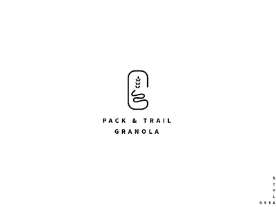 Granola logo - Pack & Trail branding daily logo daily logo challenge granola logo illustration illustrator logo challenge logo design minimal modern vector