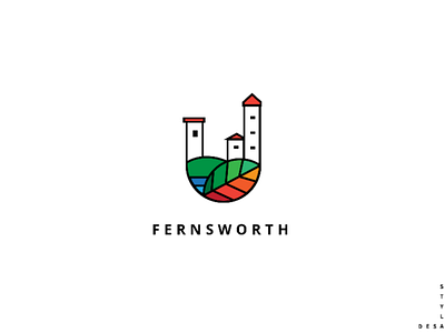 City logo - Fernsworth branding city logo daily logo daily logo challenge illustration illustrator logo challenge logo design minimal modern vector