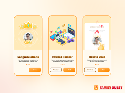 Reward System cashout design family gift points reward ui uidesign ux uxdesign uxui