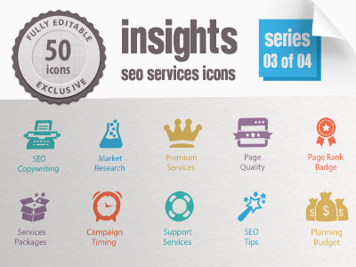 Insights Seo Icons Series 03