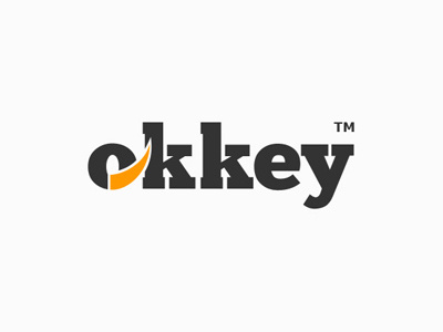 Okkey Online Store Logo branding business ecommerce logo logo design logo template marketplace okkey okkey logo online store shopping
