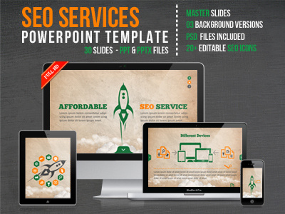Seo Services Powerpoint Template
