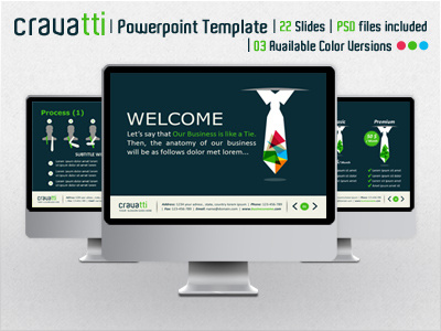 Cravatti Powerpoint Template infographics media powerpoint powerpoint presentation pptx presentation template slides start up survey tie