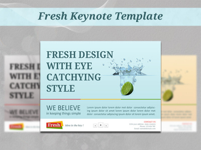 Fresh Keynote Template