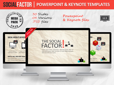 Socialfactor Powerpoint & Keynote Templates