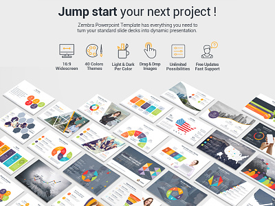 Zembra | MultiPurpose PowerPoint Template analytics infographic marketing multipurpose online powerpoint pptx presentation seo template