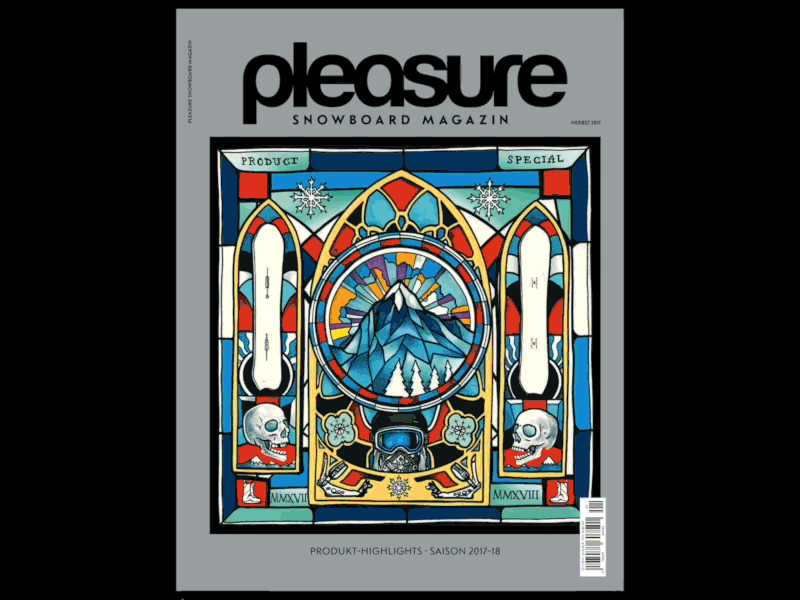 Pleasure Mag - Cover Animation animation animation 2d animation after effects magazine magazine ad magazine cover magazine design photoshop photoshop animation social media design social media graphics