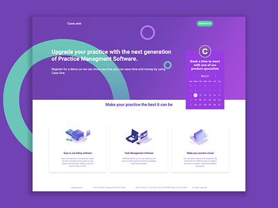 Case One Landing Page creative design creative agency graphic design illustration illustration art landing page landing page concept landing page design ui ux ui ux design web webdesigner