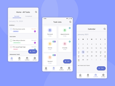 To-do List Mobile App by Tiffany Choi on Dribbble