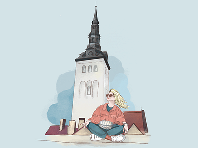 Tallinn design illustration procreate ui