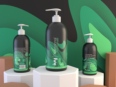 Sanitizer Bottel 3d 3d artist branding concept design illustration vector