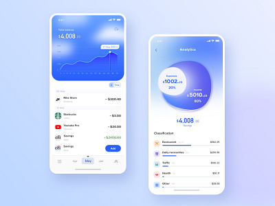 Baeki Financial Mobile App app design ui ux