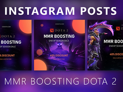 Instagram posts - Dota 2 MMR Boosting