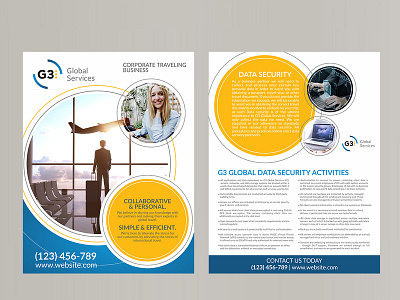 2 page Brochure Template design