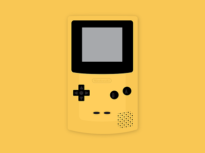 Nintendo Gameboy Color Vector