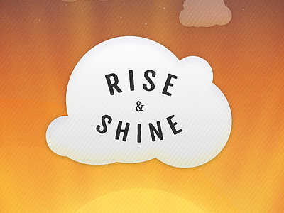 Rise & Shine App app ios iphone app loading screen mobile mobile ui ui
