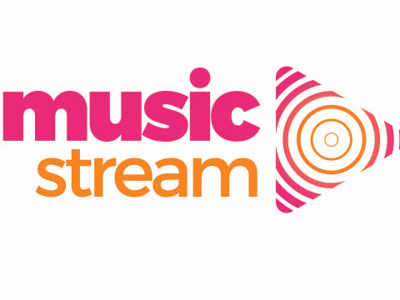 Music Stream branding design icon illustration logo vector