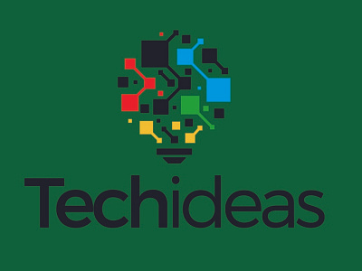 Tech Ideas branding design icon illustration logo vector