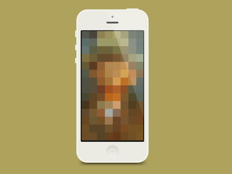 Pixelated Classical Portraiture Iphone wallpapers [animation] animation art background iphone5 pixelation wallpaper