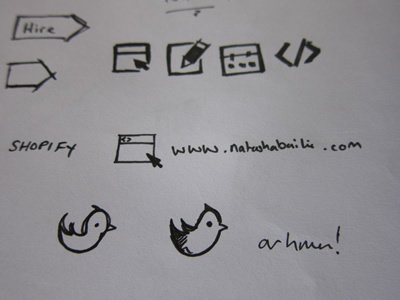 Portfolio Icon Sketches