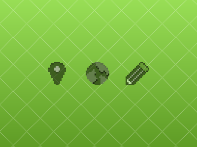 semi transparent icons green icons pixels transparent