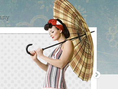 girl with umbrella stock vintage