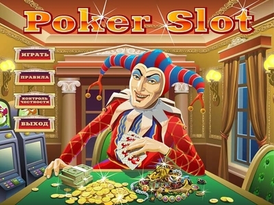 Poker Slot design illustration vector