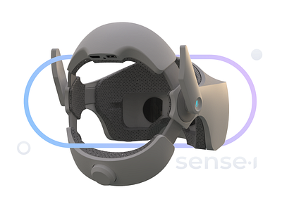 Sense.I wireless VR headset industrial product rhino virtualreality vr
