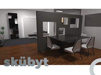 Skübyt – Interior design clean interior design minimal vizualization