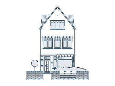 143 building design home house illustration netherlands vector