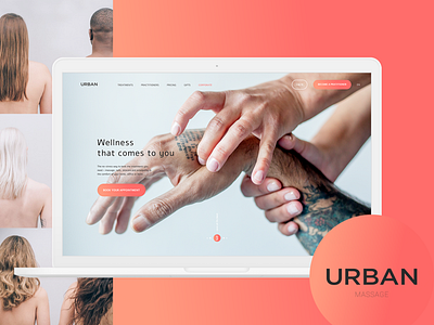 Urban Website Redesign branding design flat icon illustration logo minimal typography ui ux vector web website