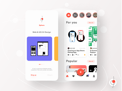 App Sphere app app branding apple design flat icon illustration ios landing page landing page design logo minimal typography ui uiuxdesign ux vector web web design website