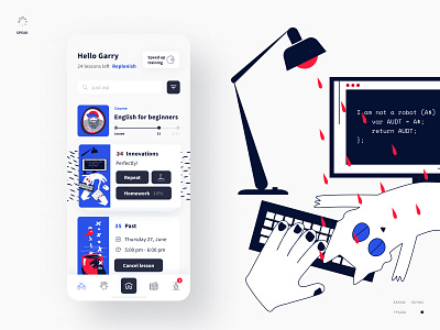 English Learning App app appdesign appdesigner english figma figma design graphicdesign icon illustration mobile ui uidesign uitrends uiux ux