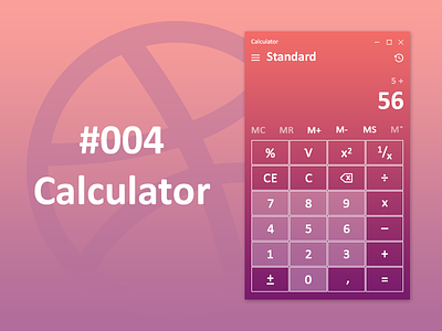 Daily UI #004 - Calculator 004 calculator dailyui 004 shots