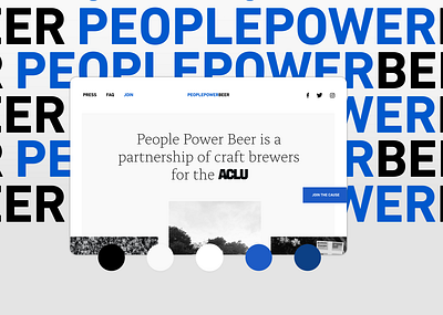 People Power Beer ui ui deisgn ui inspiration web design web designer webdesign webdesigner website website design websites