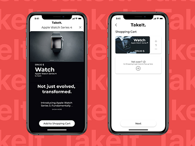 TakIt. The new way of shopping. (Part 2) animation app design icon ui ux xd