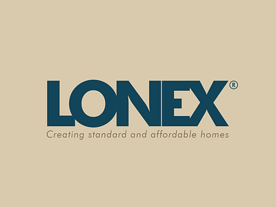 LONEX business corporate graphicdesigner housing identitydesign logodesigner logodesigns typography visualidentity