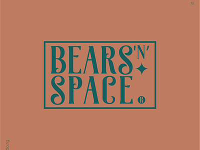 BEARS ‘N’ SPACE LOGO identitydesign logodesigner logodesigns logomaker typography visualidentity