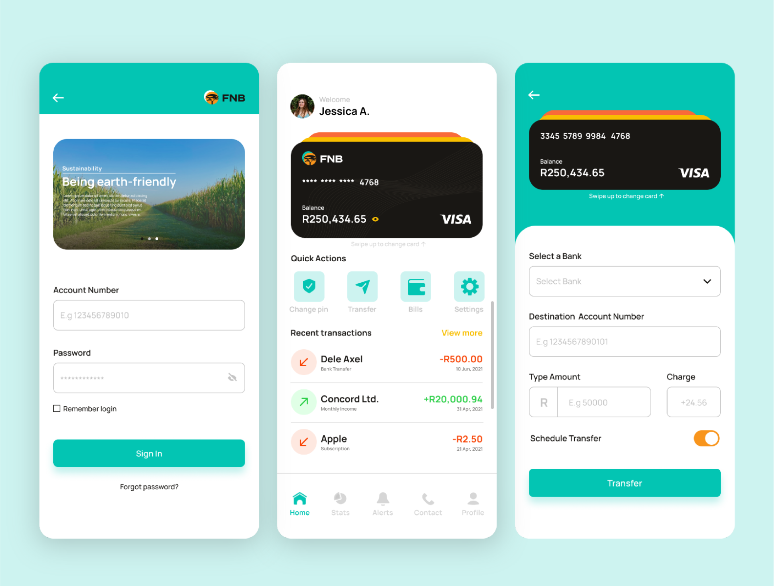 FNB UI Redesign 3 by Ajetomobi Deji on Dribbble