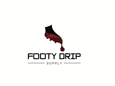 Footy Drip logo adobe illustration logo