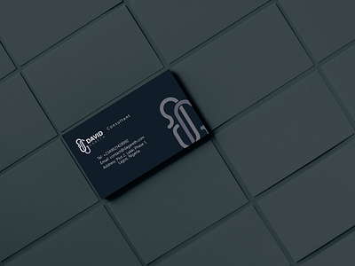 DG monogram adobe architect black business card consultant design illustration logo mockup